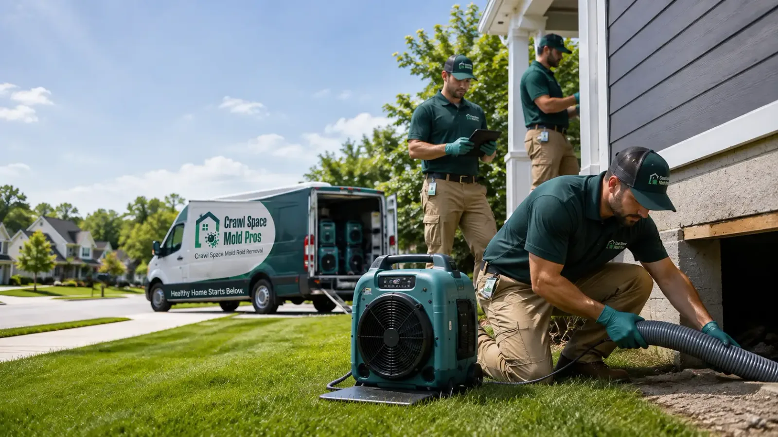 Crawl Space Mold Removal in Franklintown, PA